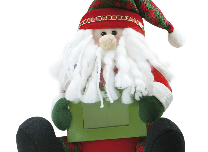 Mikołaj maskotka z ramką