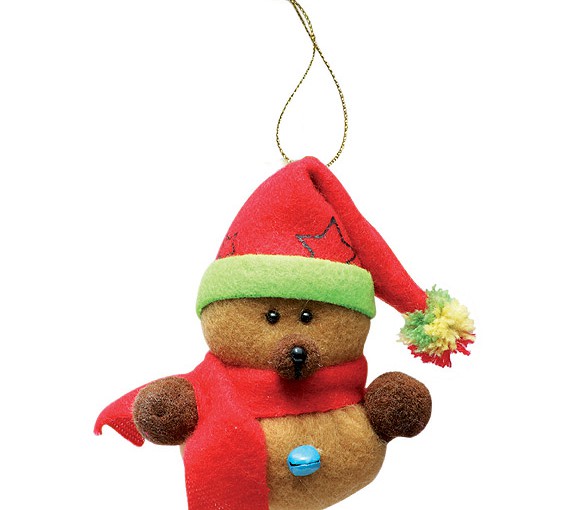 Ozdoba świąteczna miś