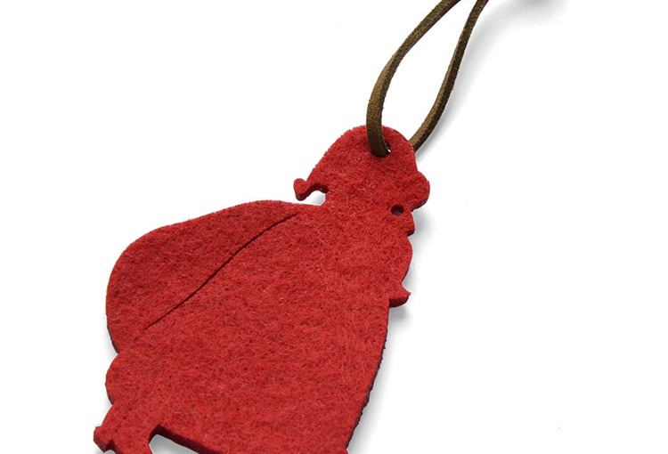 Zawieszka filcowa Mikołaj