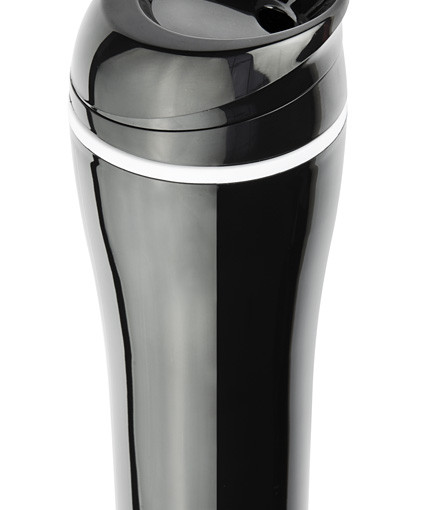 Kubek termiczny SLIDE 400 ml czarny / czerwony / niebieski