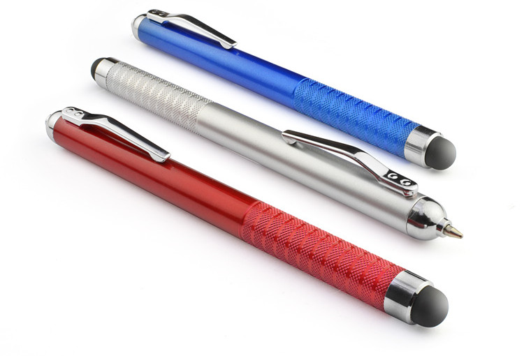 Długopis SHAKE czerwony / niebieski / srebrny