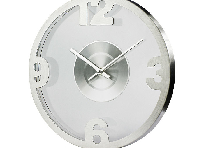 Zegar ścienny CYFRY przezroczysty