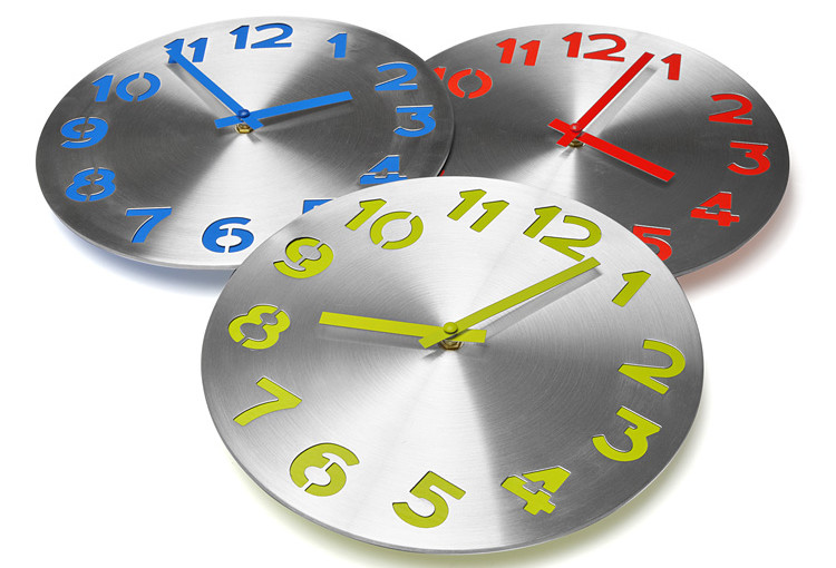 Zegar DIGIT czerwony / zielony / niebieski