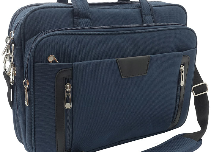 Torba na laptop granatowa / czarna