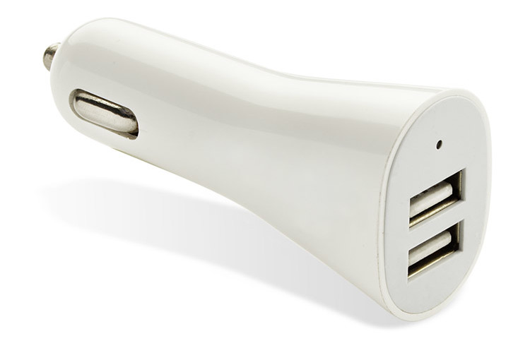 Ładowarka samochodowa z dwoma portami USB