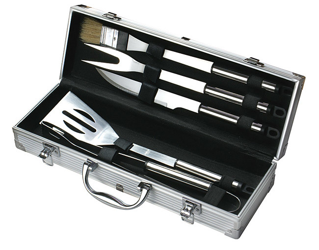 Zestaw do grilla w walizce 5 elementów