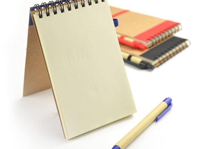 Notes z długopisem MILO, 70 kartek – 3 kolory !