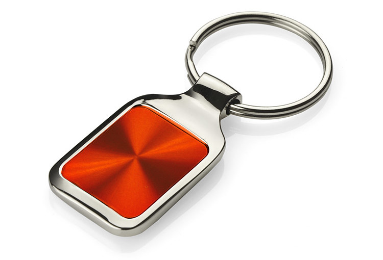 Brelok kwadratowy pomarańczowy