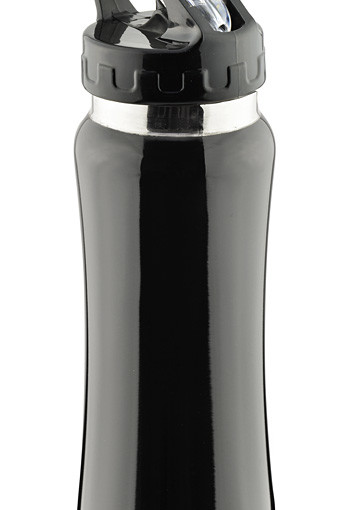 Bidon stalowy 550 ml czarny / czerwony / srebrny