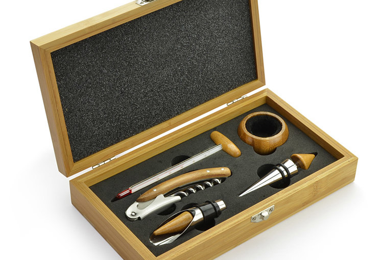 Zestaw do wina BAMBOO 5 elementów