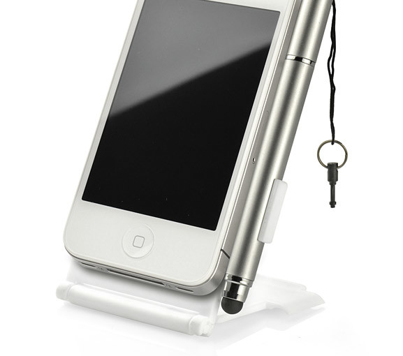 Stojak na telefon z touch penem