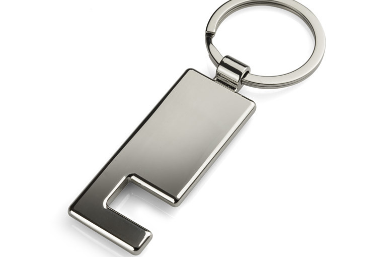 Brelok ze stojakiem na telefon i czyścikiem