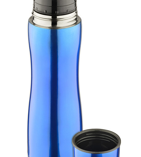 Termos CERRO 500 ml czarny / niebieski