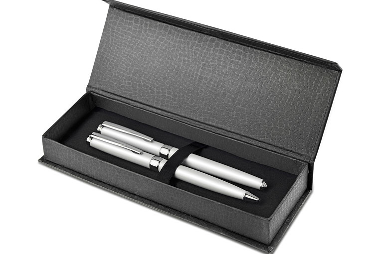 Zestaw piśmienniczy NEVADA biały i czarny