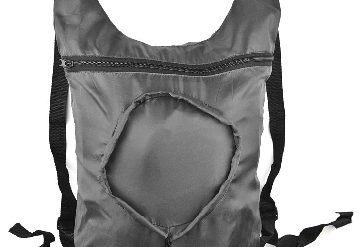 Plecak składany czarny / niebieski