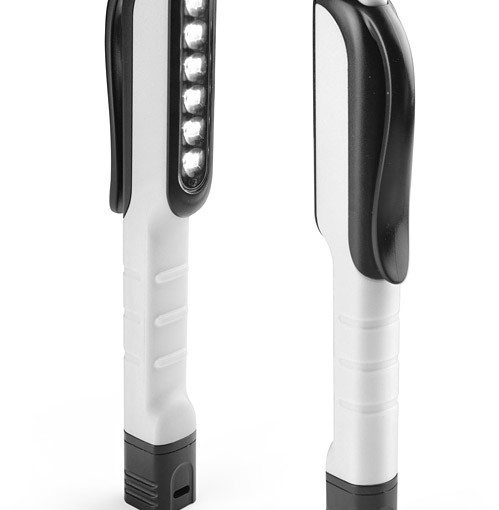 Latarka HANDY 6+1LED biała / niebieska