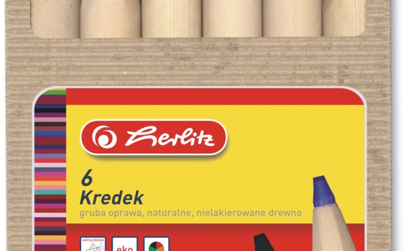 Kredki Giga, kolor wielokolorowy