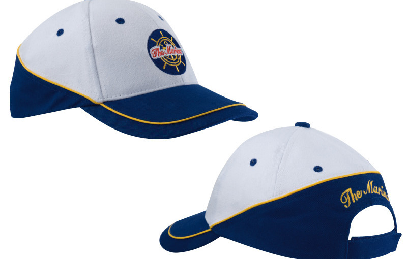 Czapka z daszkiem The Marina, kolor biały