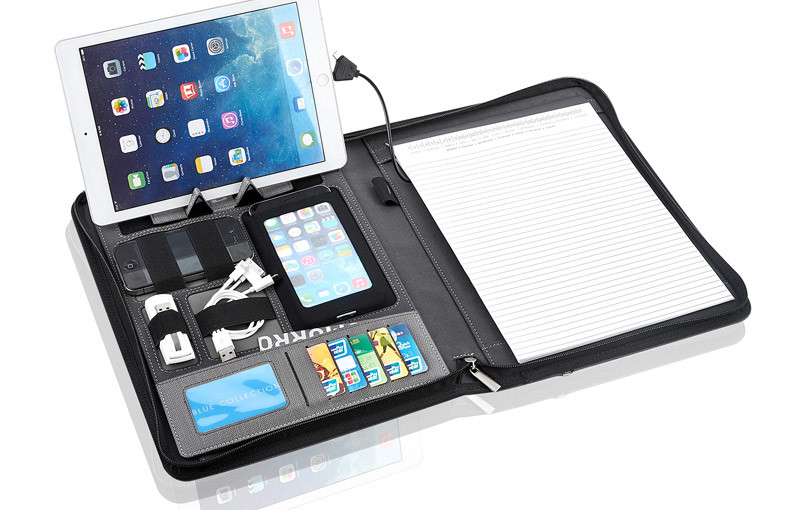 Teczka z power bankiem – mnóstwo funkcji !