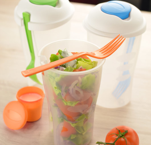 Pojemnik na sałatkę 800 ml + 50ml