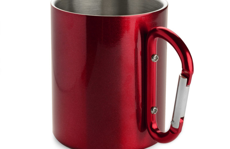 Kubek z karabińczykiem CAMP – 280 ml – 2 kolory !