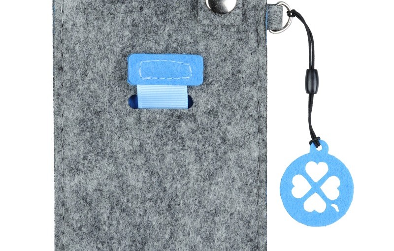 Etui na smartfona Eco Sense. Zielony i niebieski.