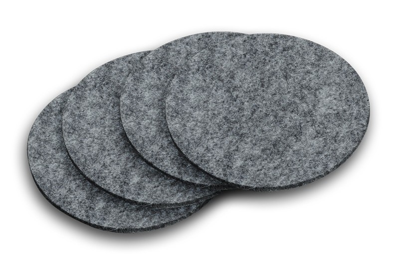 Podkładki filcowe Eco-Sense, szary