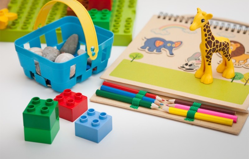 Zestaw do rysowania Lovely Animals, beżowy