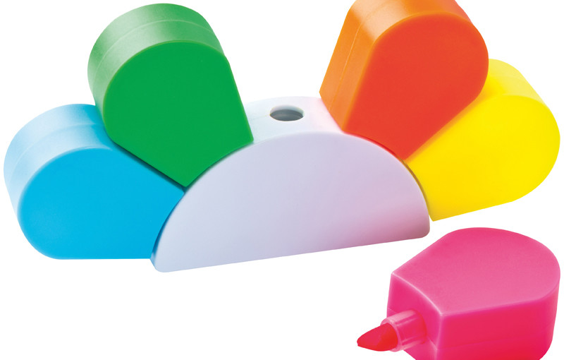 Kolorowe zakreślacze w kształcie kwiatka !