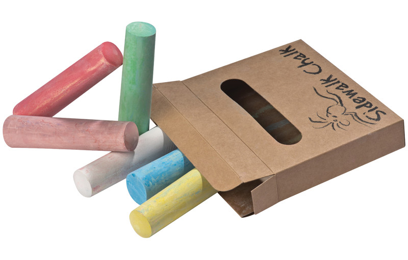 Zestaw kolorowej kredy