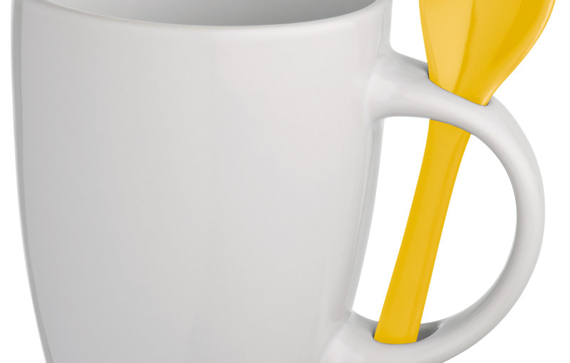 Kubek ceramiczny, kolor biały