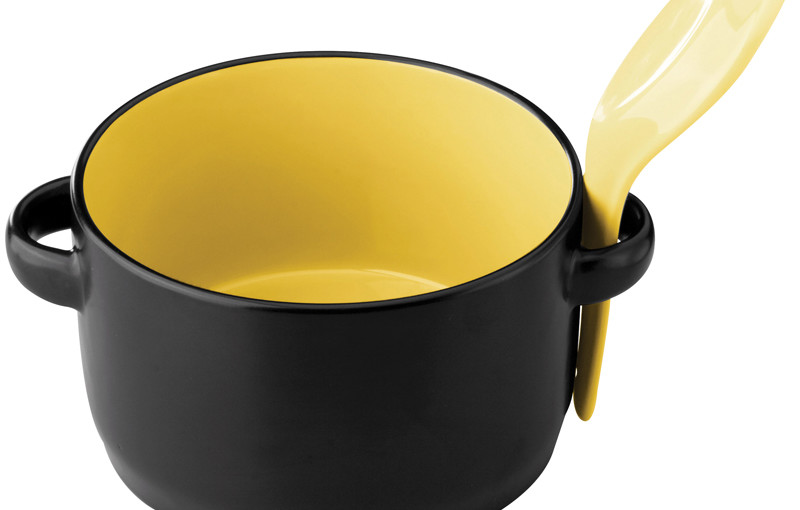 Miseczka na zupę – żółta / niebieska