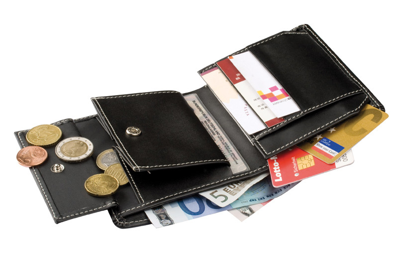 Portfel, kolor czarny